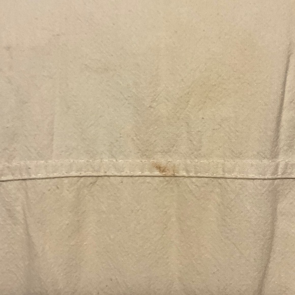 Women's Cream Button Down Shirt with Patterned Accents - Picture 3 of 6